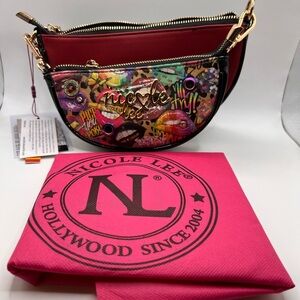 Nicole Lee Graphic Crossbody Bag wear 3 Different Ways!